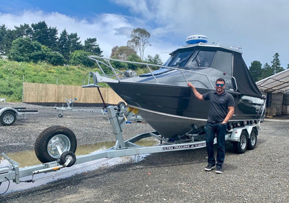 Fitted Boat Trailer Black