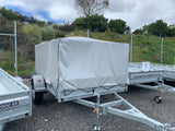 10x5 Single Axle Heavy Duty Galvanized Box Trailer with Cage