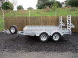 10x6 Tandem Axle Heavy Duty Galvanized Box Trailer with Cage