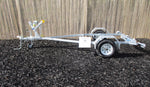 Boat trailer with rollers