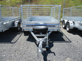 8x5 Single Axle Box Trailer with Cage Front