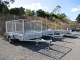 8x5 Single Axle Box Trailer with Cage