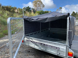 8x5 Tandem Axle Box Trailer with Cage Cover
